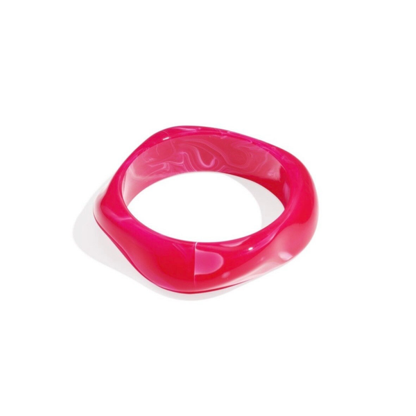 Bracelet en acrylique -Fushia