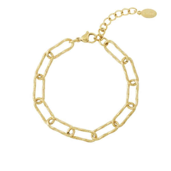 Bracelet chaine - Doré