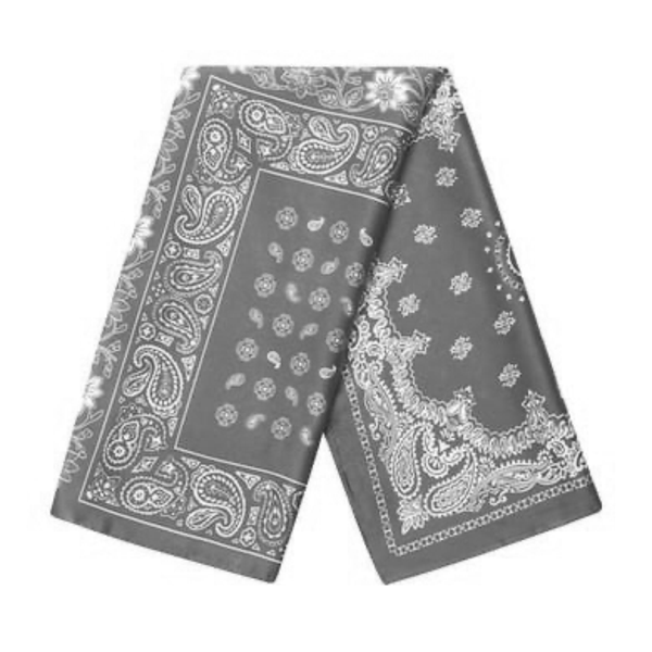 Foulard aspect soie - Noir