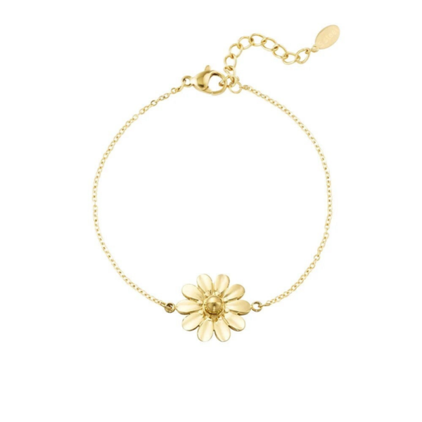 Bracelet marguerite - Dorée