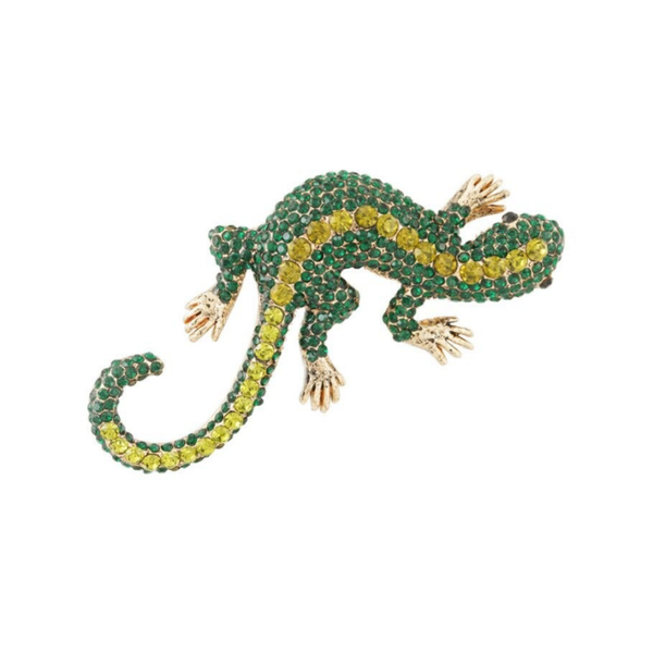 Broche Salamandre - Vert