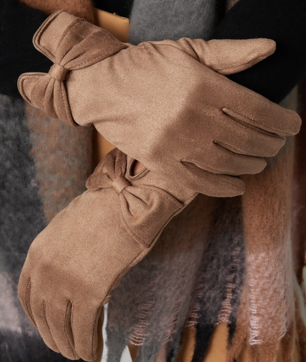 Gants Nœud - Beige