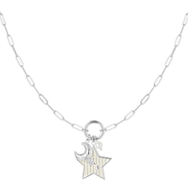 Collier Étoile Luna Argenté