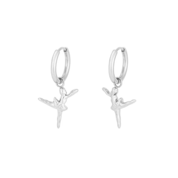 Petite créoles Danseuse - Argenté