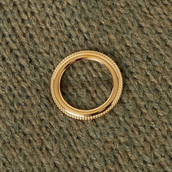 Broche le cercle - Doré