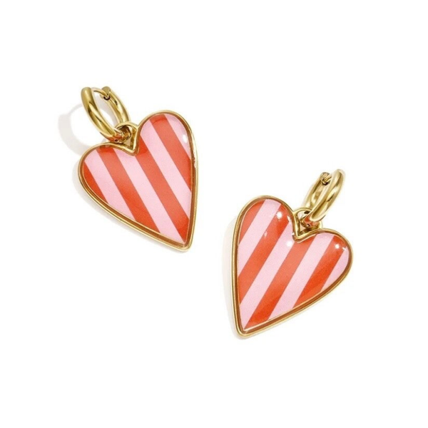 Boucles d'oreille Candy cœur