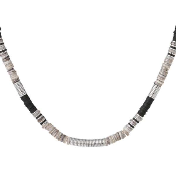 Collier différentes perles - Noir