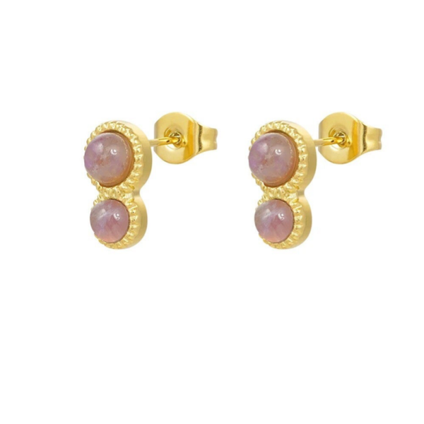 Petites Boucles Rosée Dorée