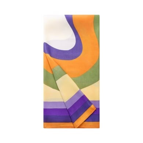 Foulard aspect soie Colorée