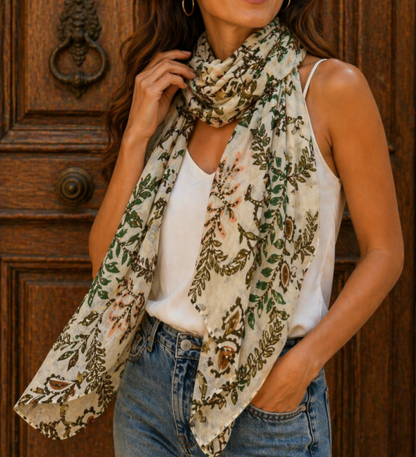 Vane'ss Foulard Jungle Élégance