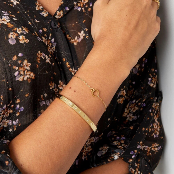 Bracelet charm connecté - Dorée