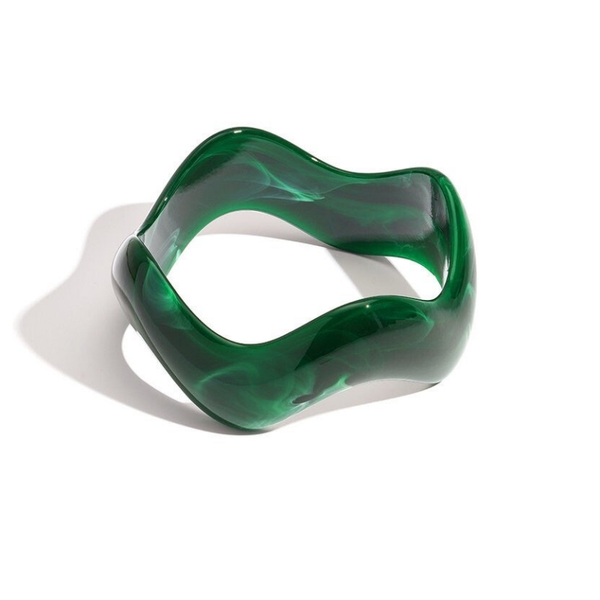 Bracelet forme irrégulière - Vert