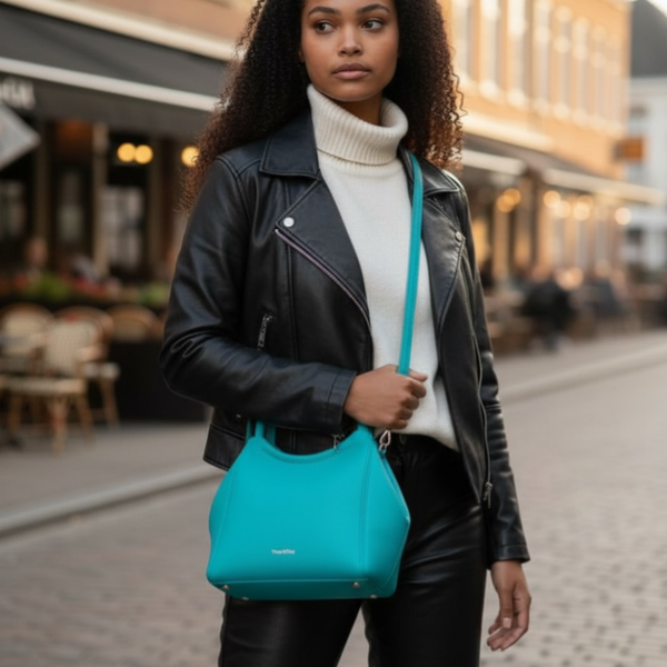 Sac à main Avec Bandoulière - Bleu