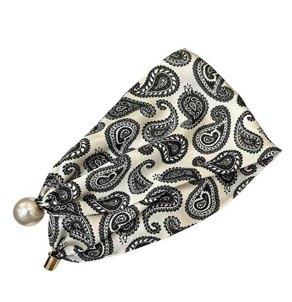 Foulard Bijou Aimanté – Iconic | Élégance Paisley