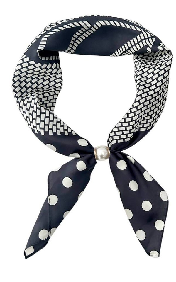 Foulard Bijou Aimanté –Iconic  Pois