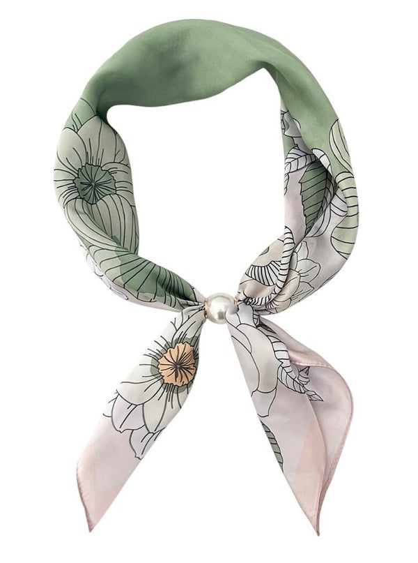 Foulard Bijou Aimanté –Iconic Blossom