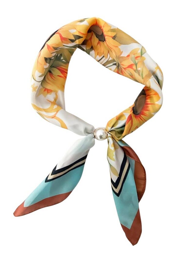 Foulard Bijou Aimanté –Iconic Tournesol