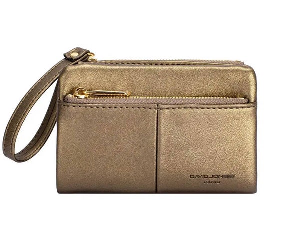 Porte-monnaie pochette - Doré