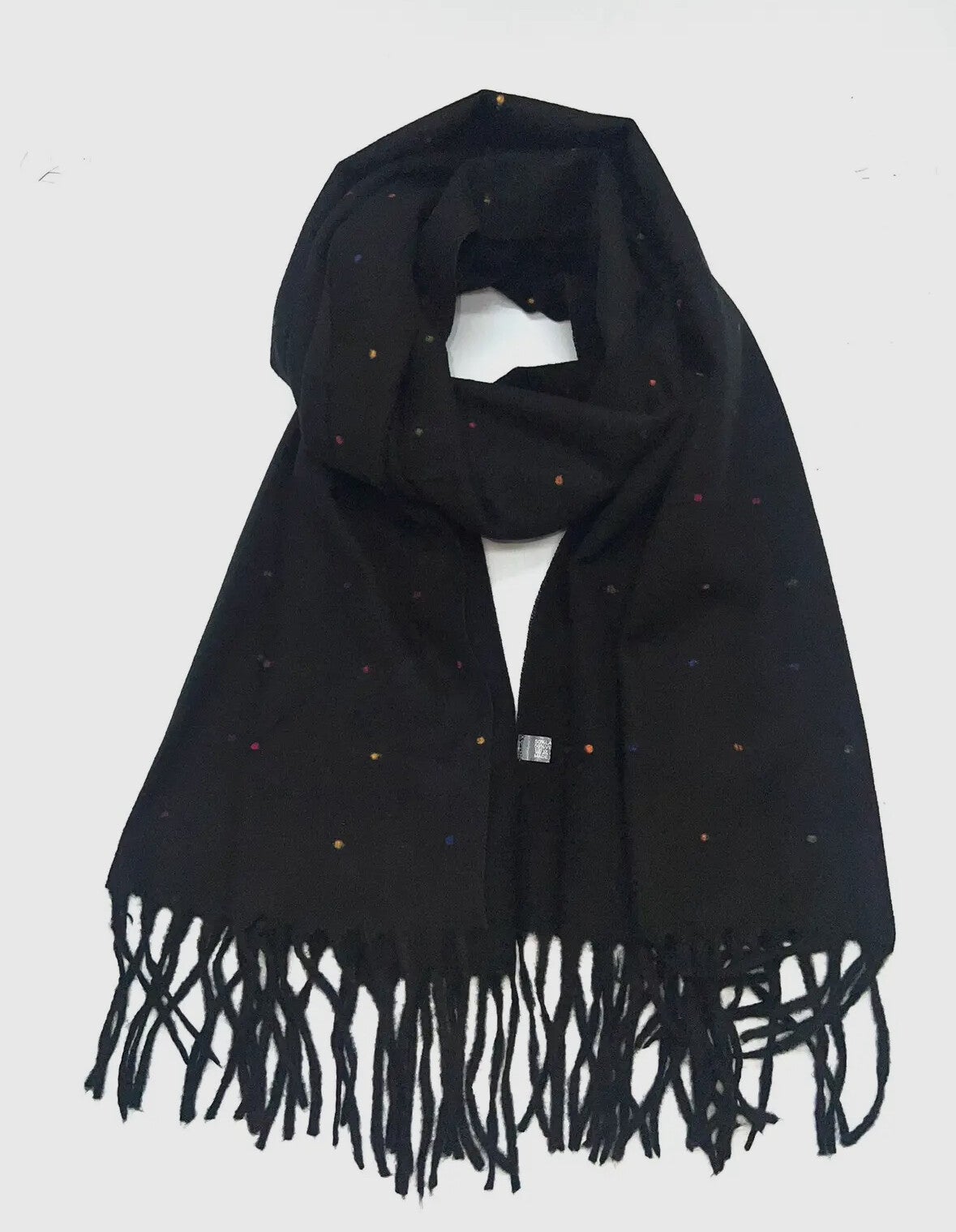 Echarpe franche - Noir