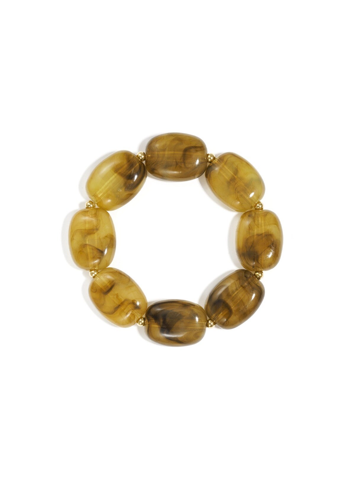 Bracelet en Perles - Brun Clair