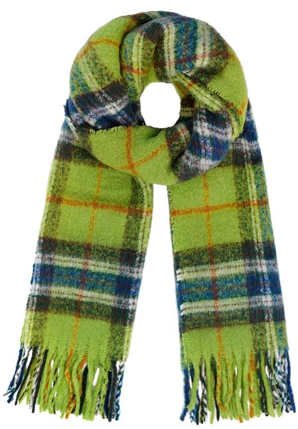 Echarpe carreaux - Vert
