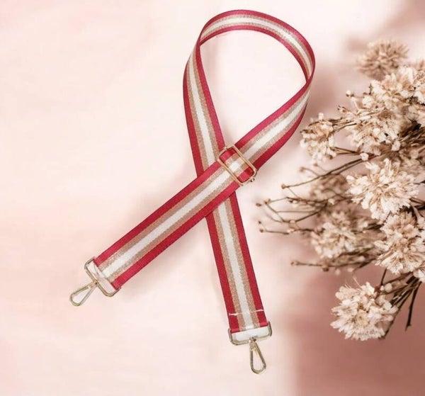 Bandoulière Réglable - Gold Red