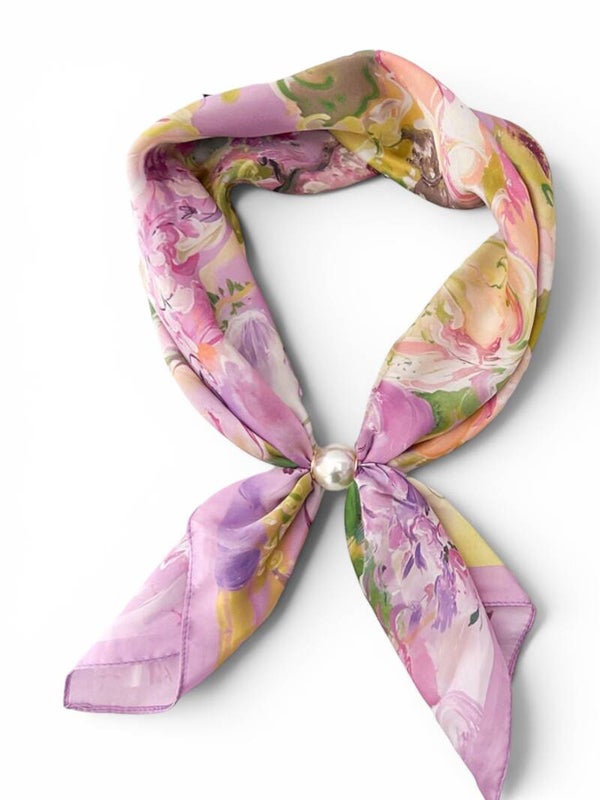 Foulard Bijou Aimanté - Iconic Lilas