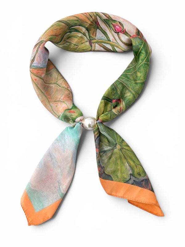Foulard Bijou Aimanté - Iconic Nymphéa