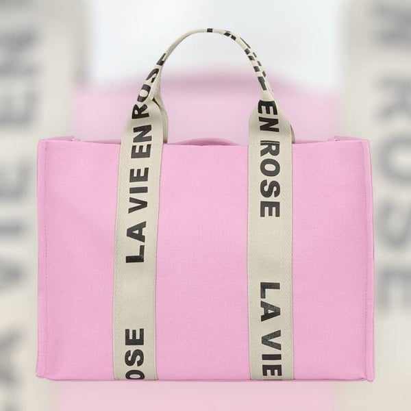 Cabas La vie en rose - rose