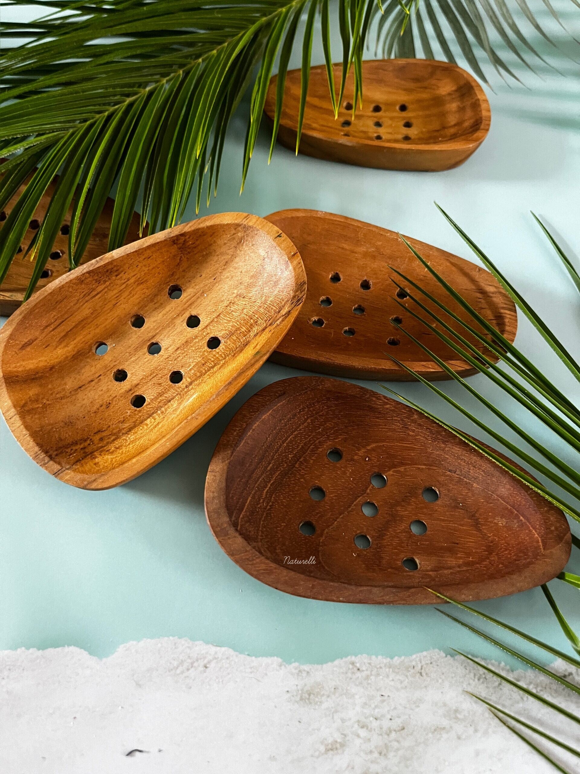 Bali Harvest wooden soap dish