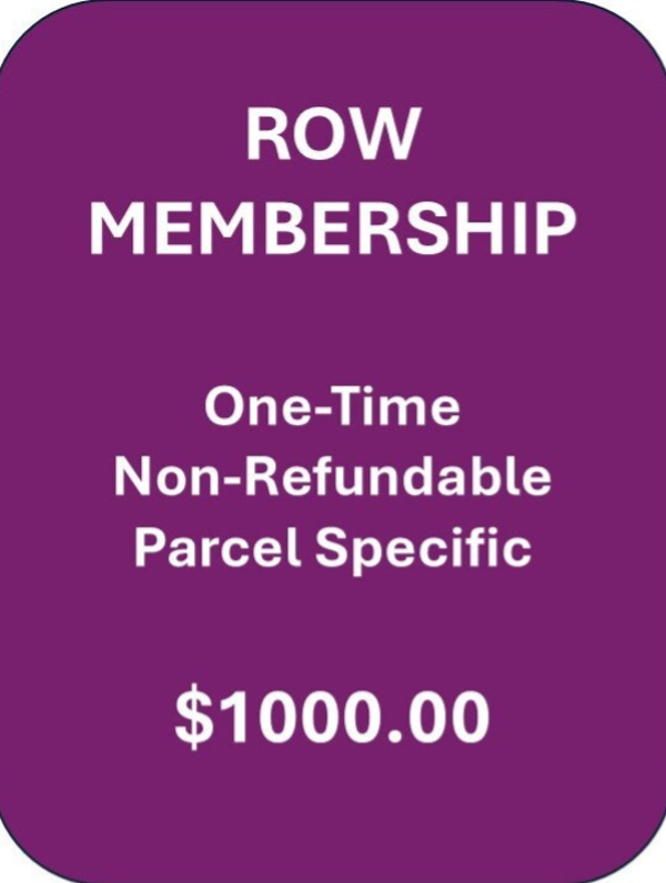 ROW Membership Fee