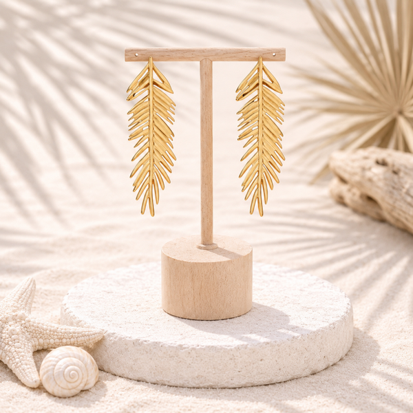 Palm Whisper Earrings