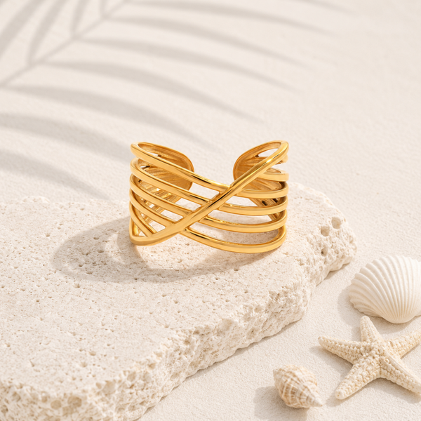 Solara Cross Ring
