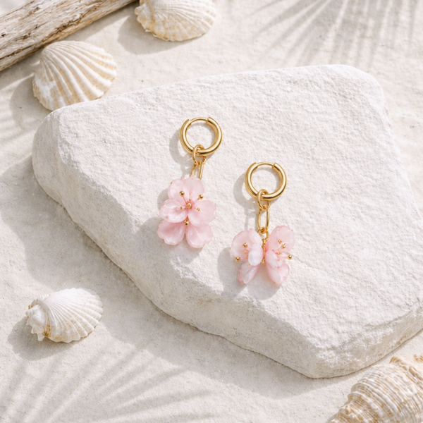 Blush Blossom Earrings