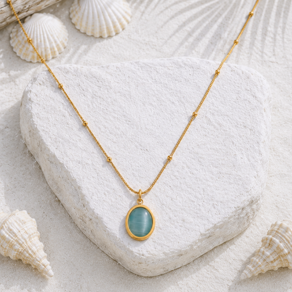 Azure Glow Necklace