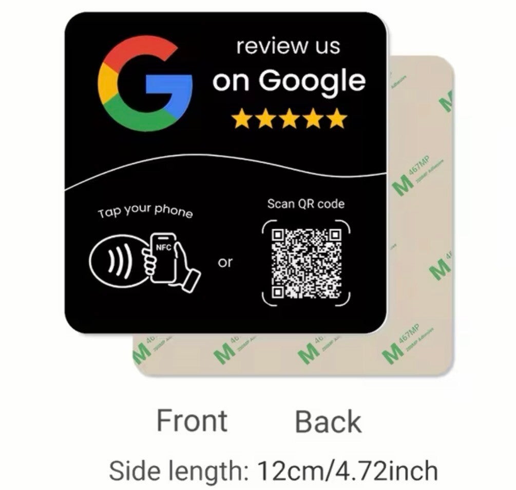 Google Review Plate
