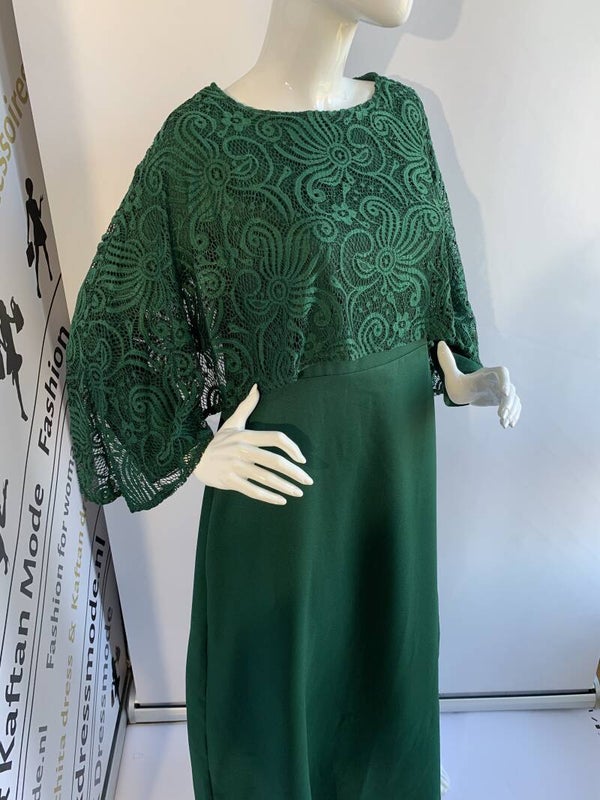 Mooie groen maxi dress