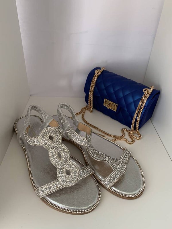 Sandalen en handtas combinatie aanbieding