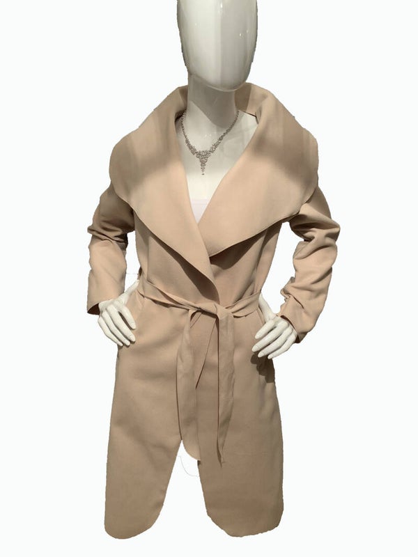 Mooie dames fashion mantel jas in de aanbieding.