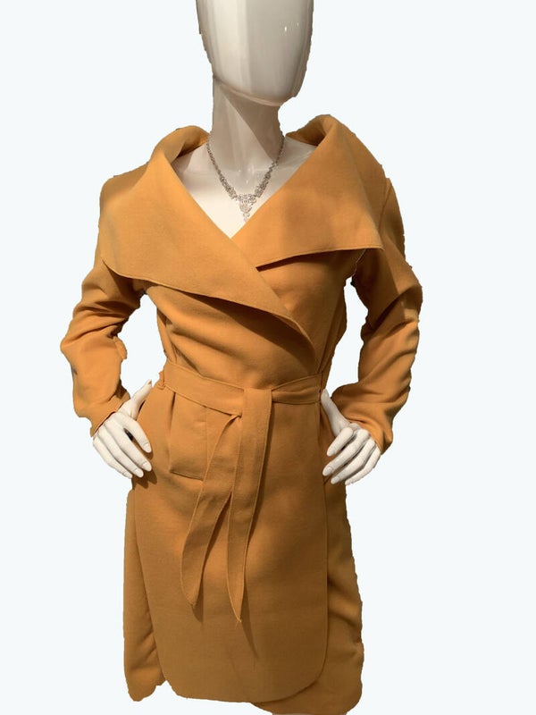 Mooie dames fashion mantel jas in de aanbieding.