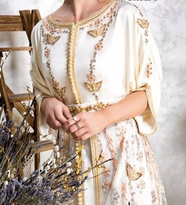 Model nummer 11. Kaftan Jurk