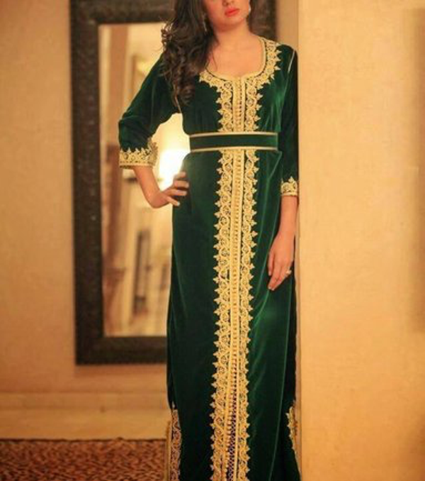 Model nummer 15 Kaftan Jurk