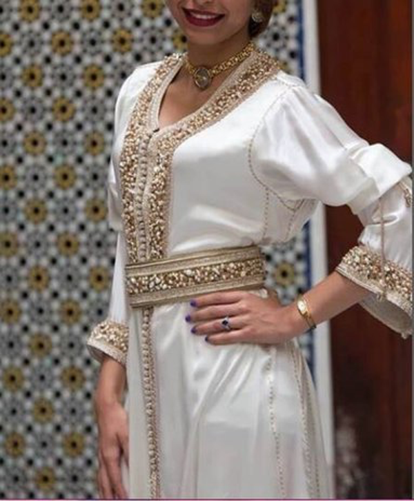 Model nummer 18 Kaftan jurk