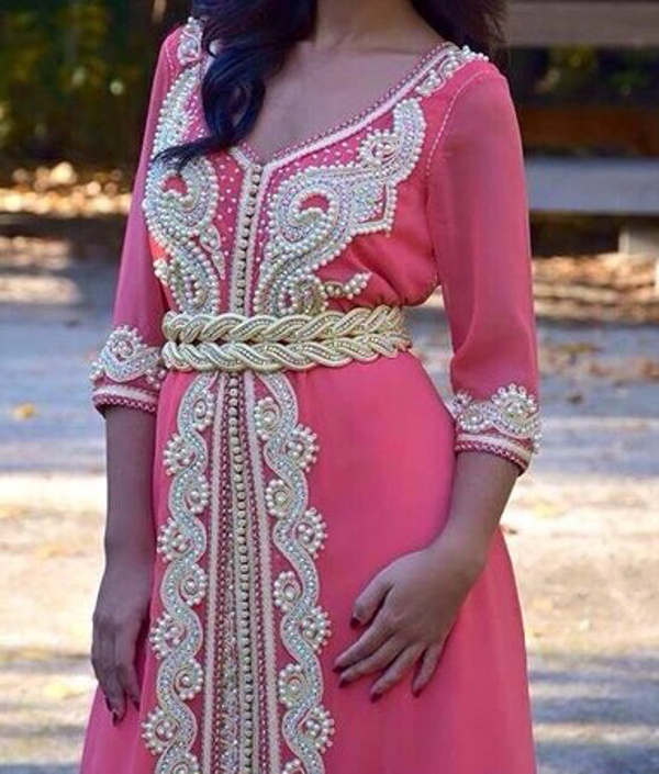 Model nummer 28. Kaftan Jurk