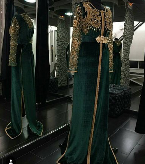 Model nummer 39 Kaftan jurk