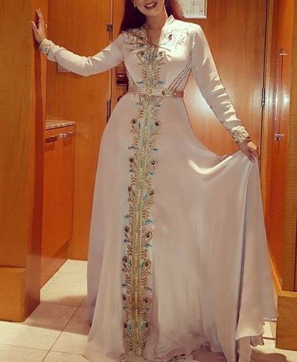 model nummer 41 Kaftan jurk