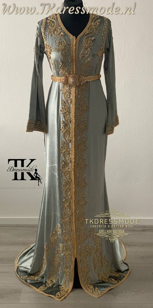 Kaftan dress Mubra met sleep