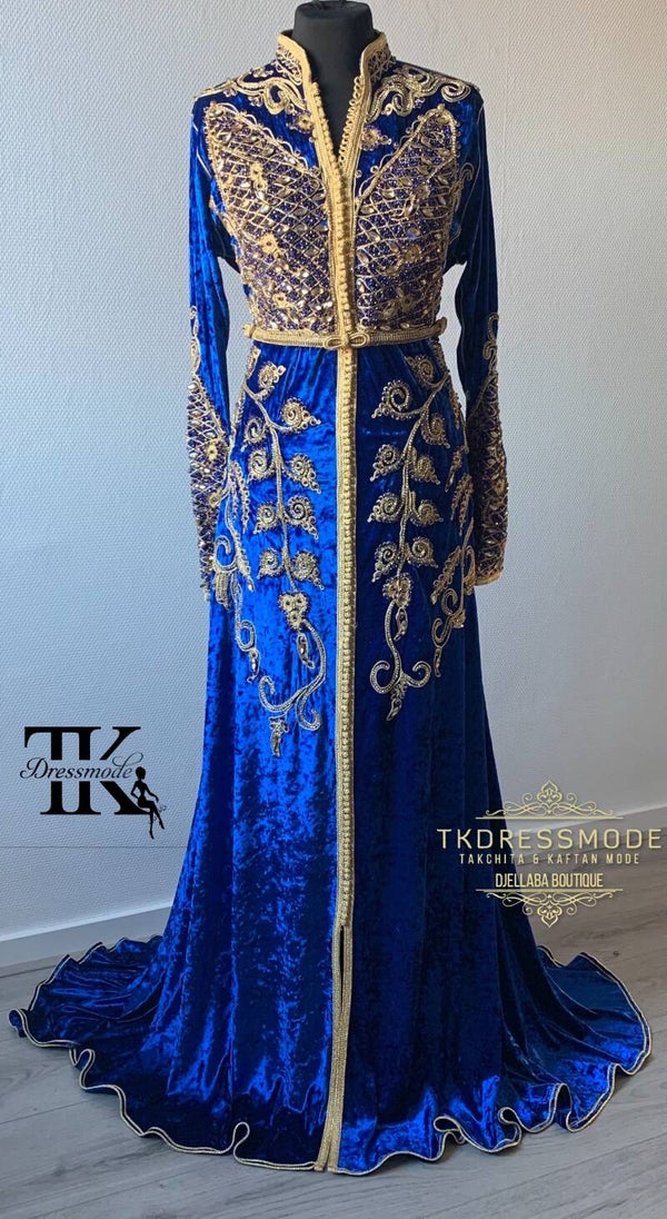 Kaftan Dress ( Mubra, Velvet )