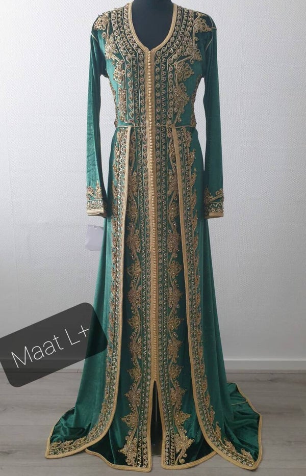Kaftan met Rok ( Mubra, Velvet )