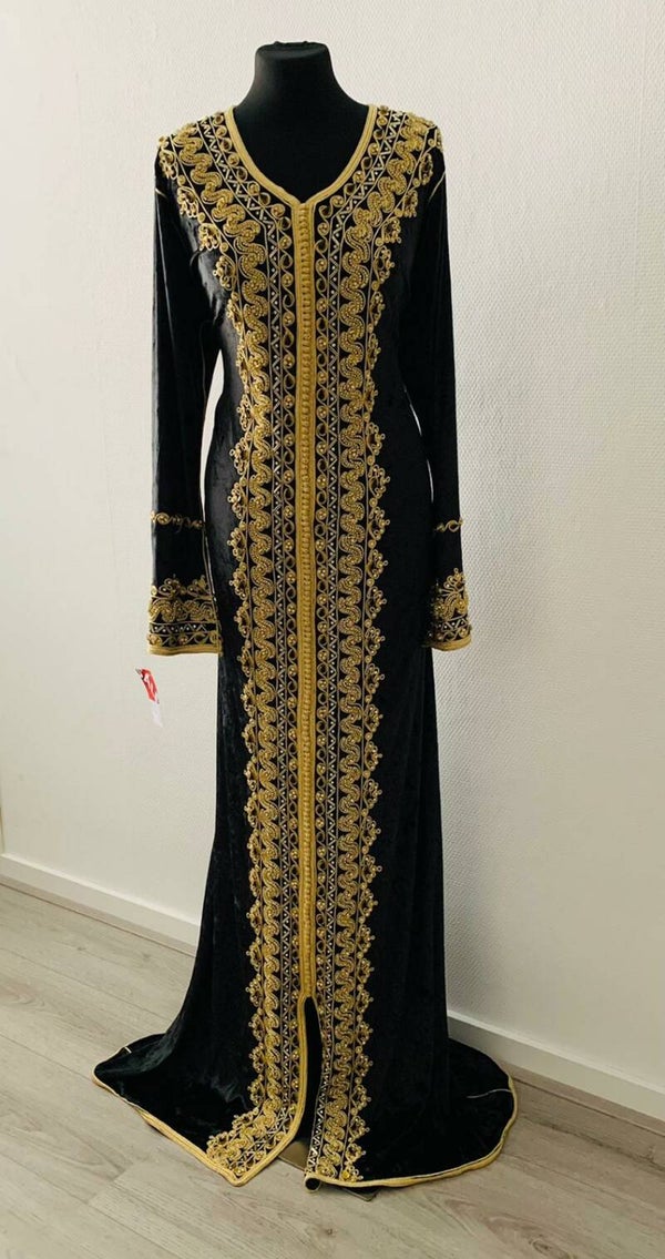Kaftan Dress ( Mubra, Velvet )